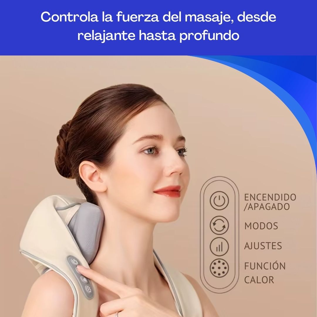 RelaxPro™ Masajeador Muscular Cervical