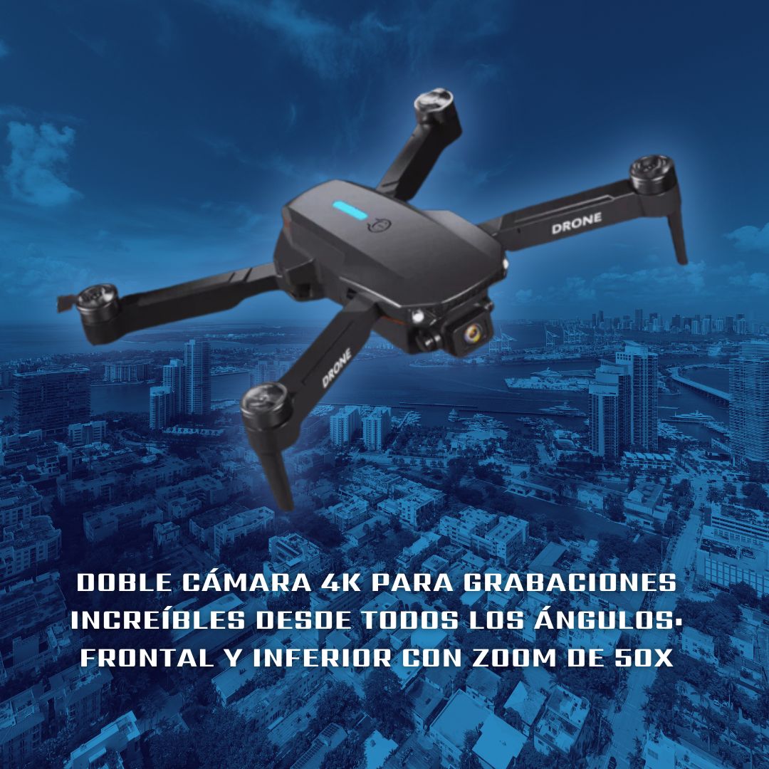 Drone W8 PRO MAX Doble Camara 4K + Maletín Gratis