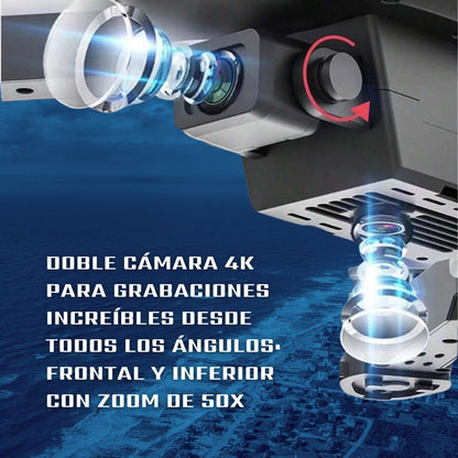 Drone W8 PRO MAX Doble Camara 4K + Maletín Gratis